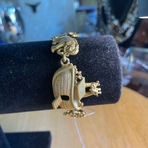 AJO Gold Toned Noahs Ark Bracelet